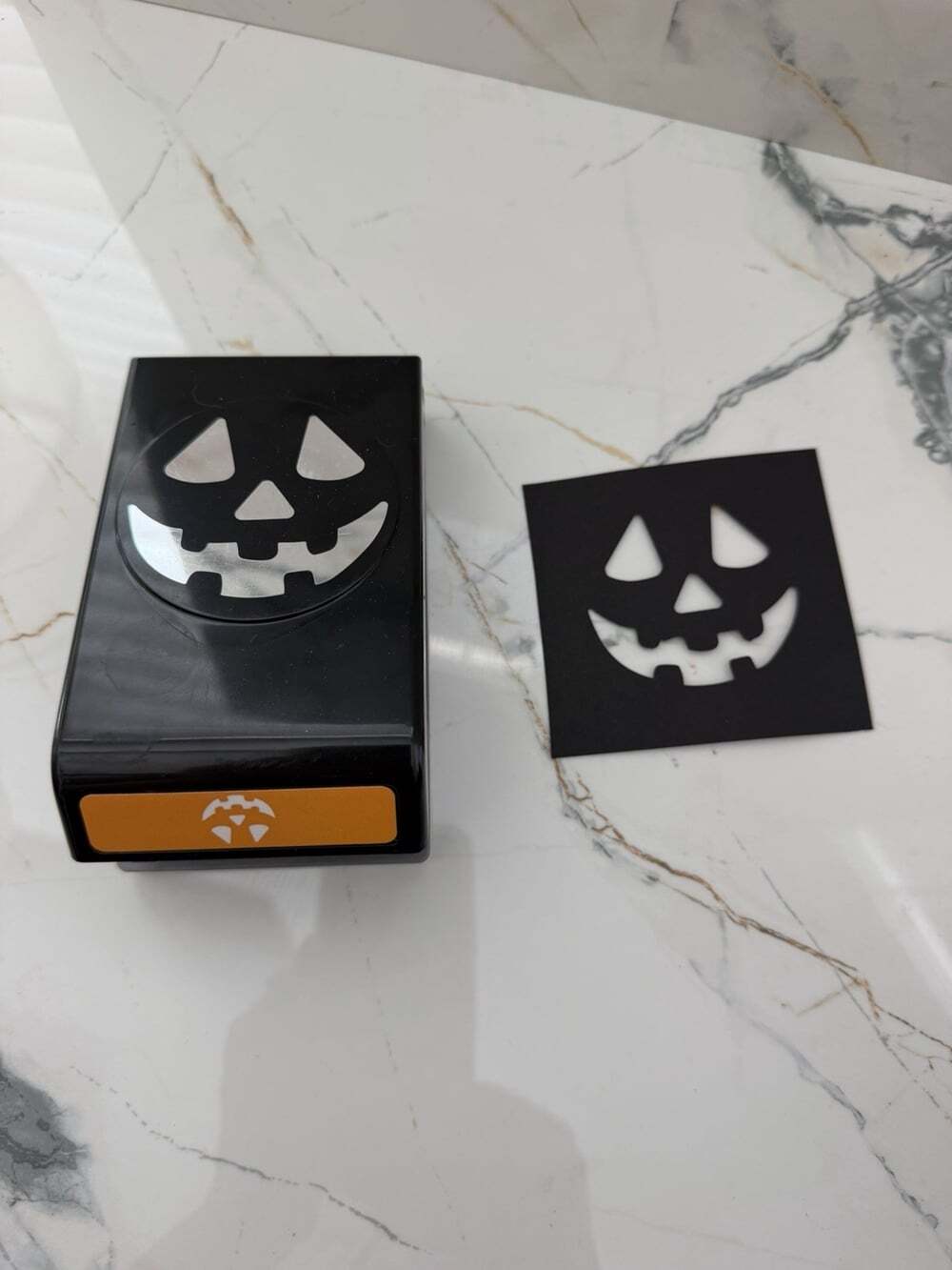 Halloween Pumpkin Craft Paper Punch RARE EK Martha Stewart FALL JACK O' LANTERN